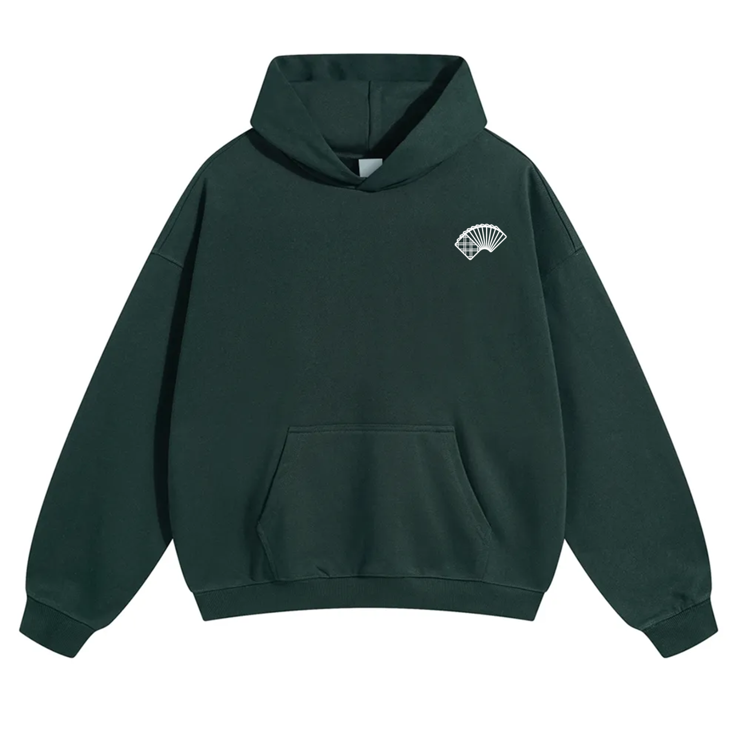 Poker Player Unisex Solid Color Hoodie