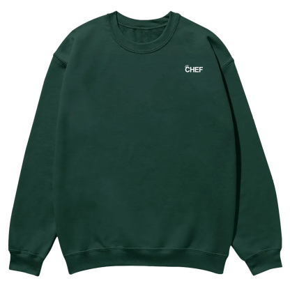 Chef Addcustom QR Code Casual Crewneck Sweatshirt