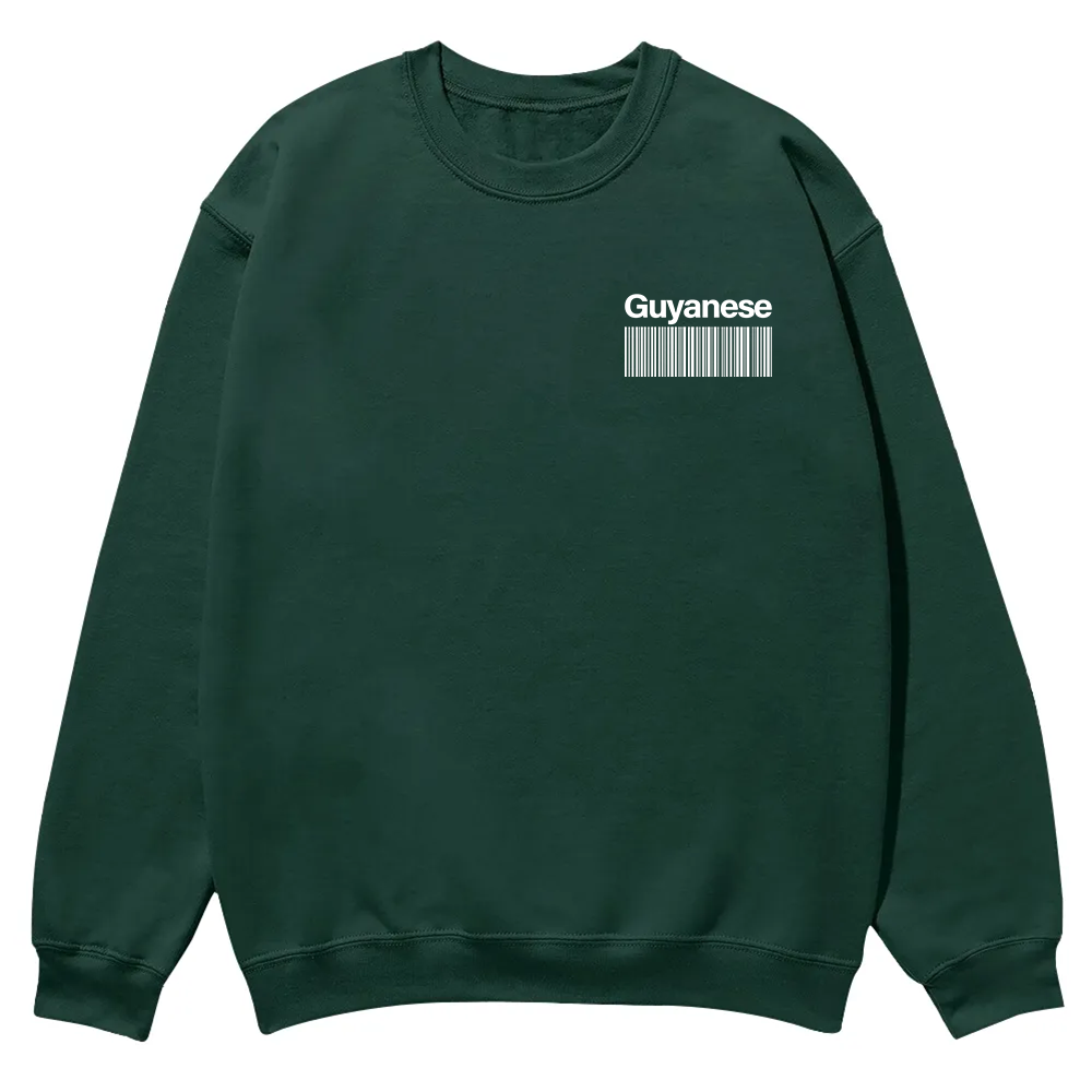 Guyanese Unisex Fit  Casual Crewneck Sweatshirt wearishow