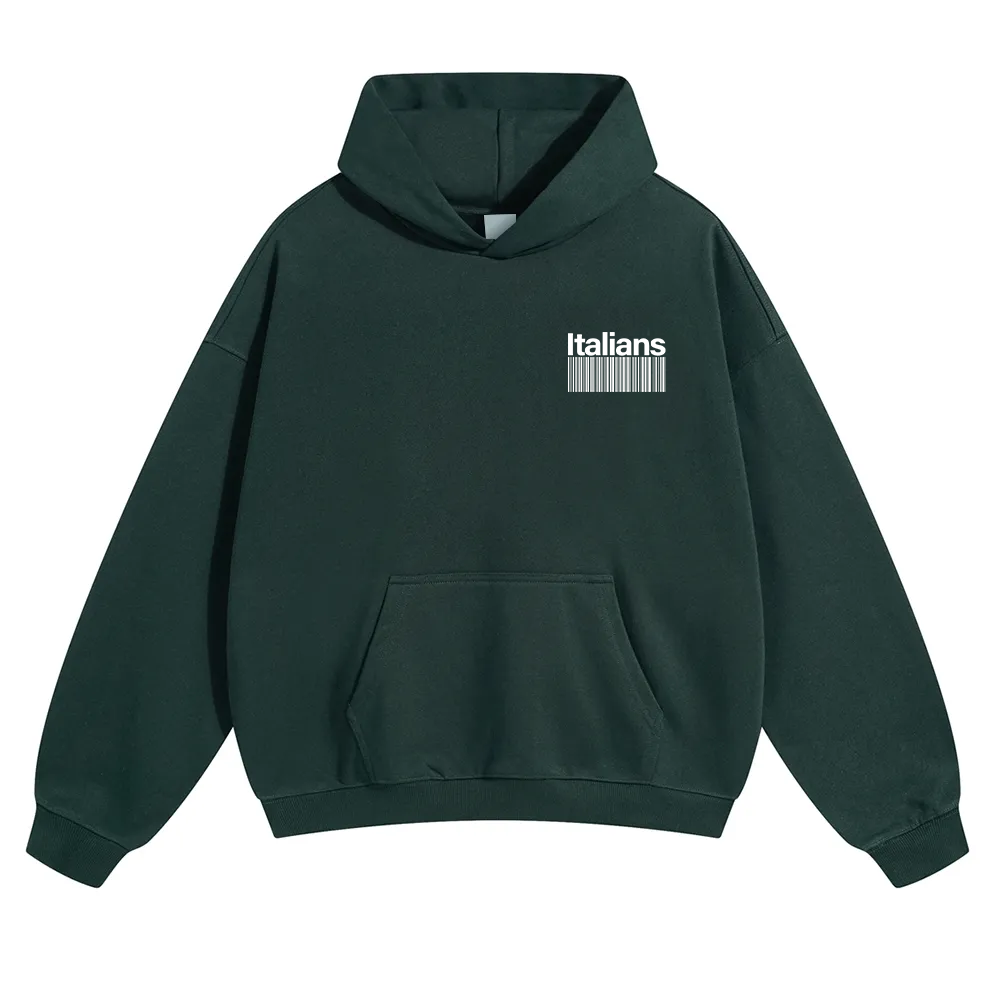 Italians Unisex Fit Color Hoodie wearishow