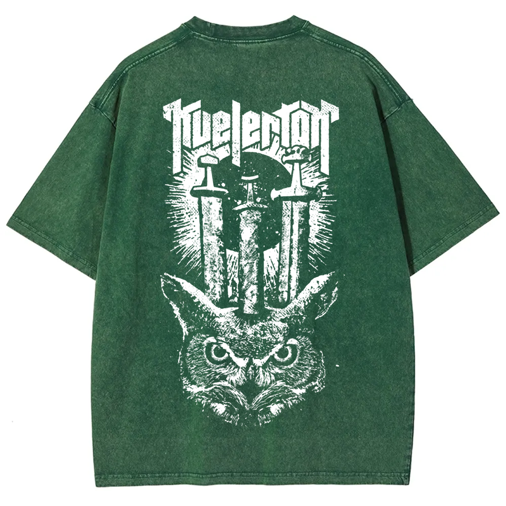 Unisex Vintage Kvelertak Band  t-Shirt
