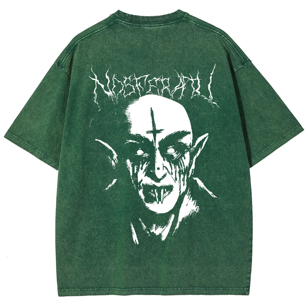 Unisex Vintage Black Metal Nosferatu Movie  t-Shirt