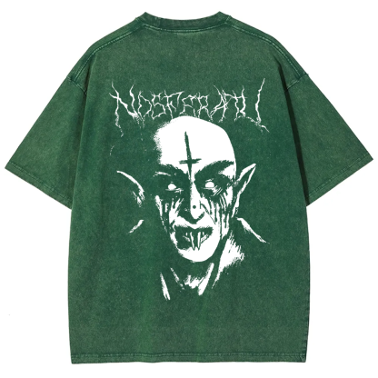 Unisex Vintage Black Metal Nosferatu Movie  t-Shirt
