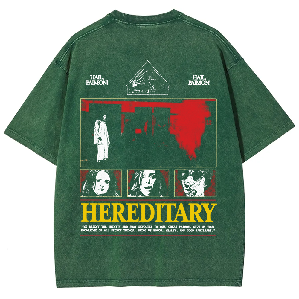 Unisex Vintage Hereditary Horror Movie  t-Shirt