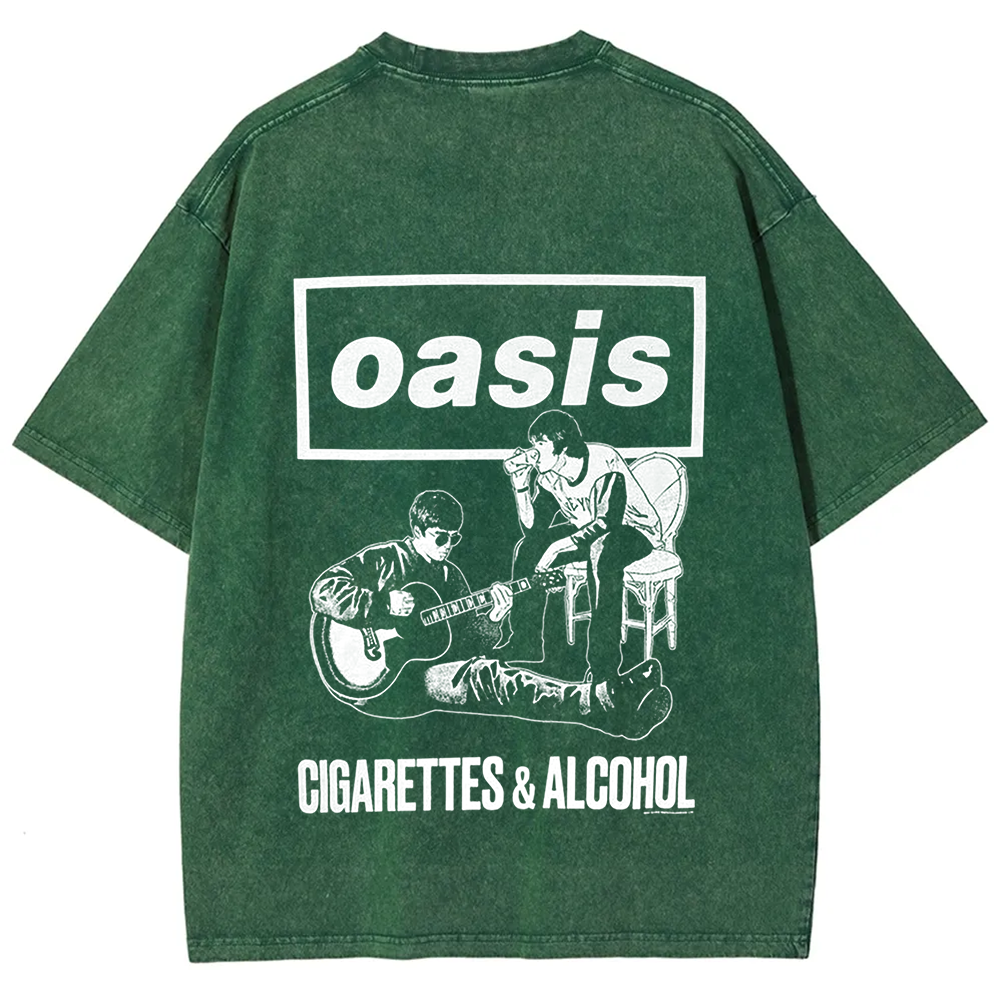 Unisex Vintage Oasis Band t-Shirt