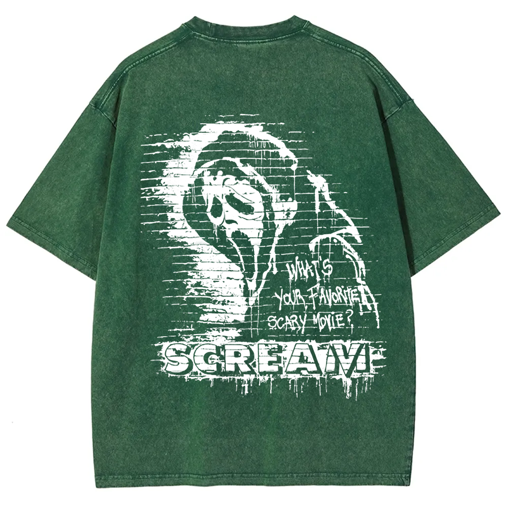 Unisex Vintage Scream horror movie t-Shirt