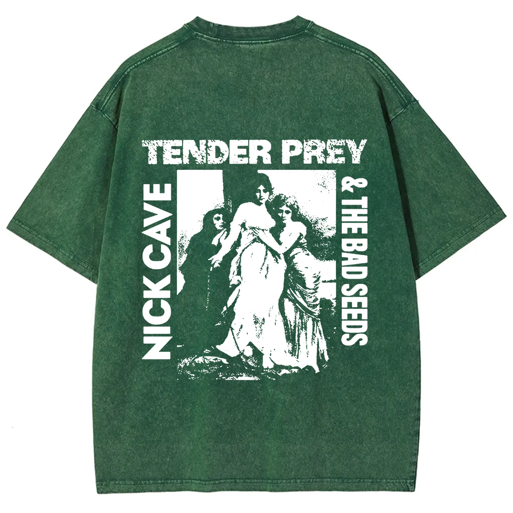 Unisex VintageNick Cave and the Bad Seeds Band Tender Prey Music t-Shirt