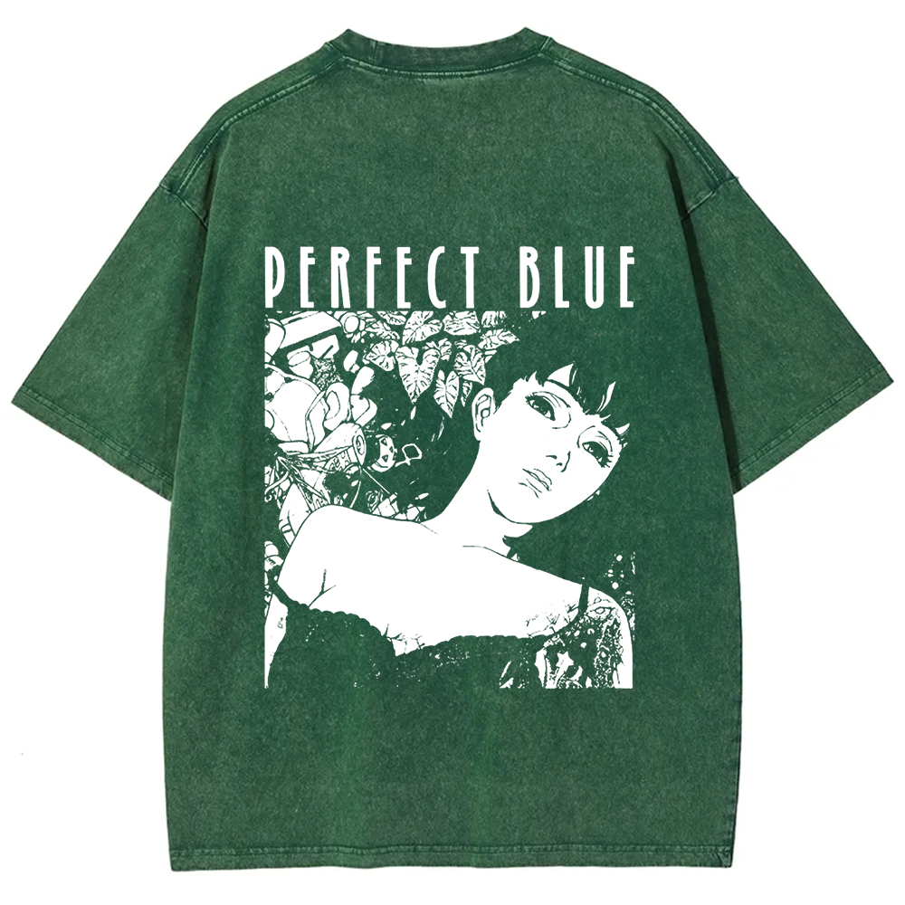 Unisex Vintage  Perfect Blue Horror Movie  t-Shirt