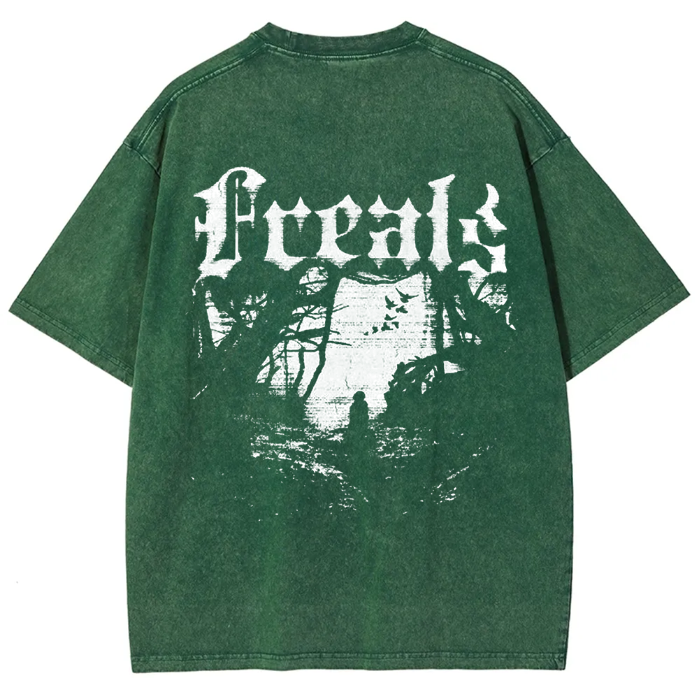 Unisex Vintage Freaks Horror Movie t-Shirt