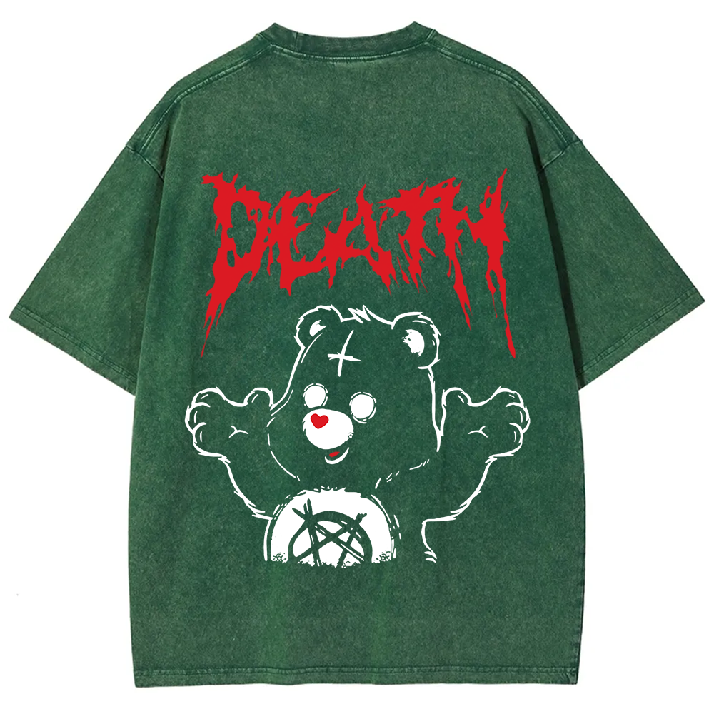 Unisex Vintage  Death Bear Care Bear TV Series  t-Shirt