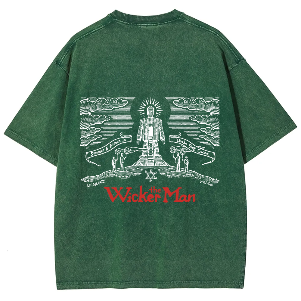 Unisex Vintage The Wicker Man Movie t-Shirt