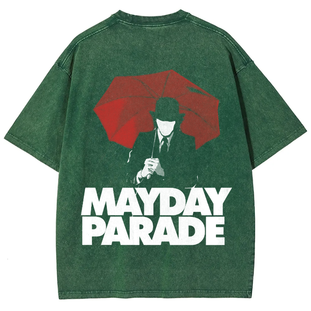 Unisex Vintage  Mayday Parade Rock Band  t-Shirt
