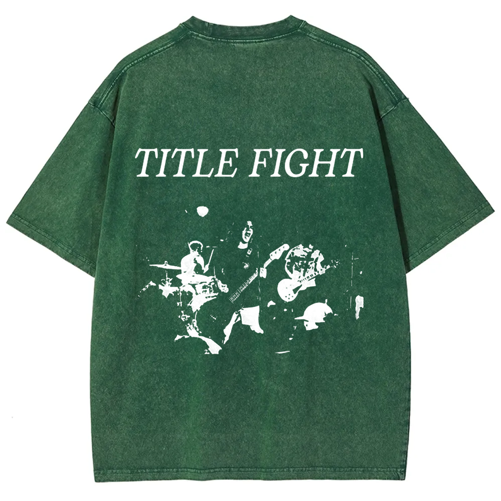 Unisex Vintage Title Fight Band t-Shirt