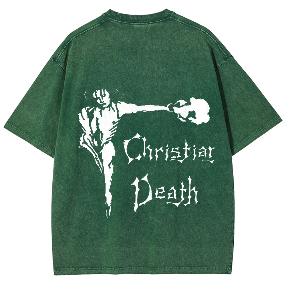Unisex Vintage Christian Death Rock Band t-Shirt