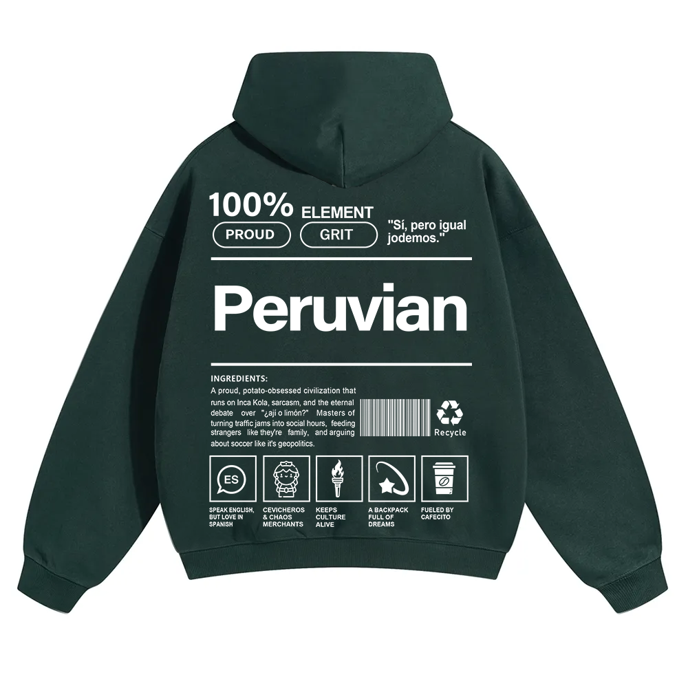 Peruvian Unisex Fit Color Hoodie wearishow
