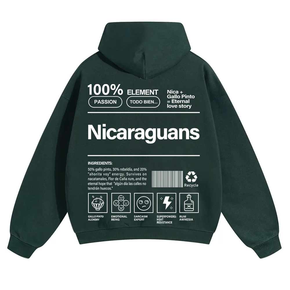 Nicaraguans Unisex Fit Color Hoodie wearishow