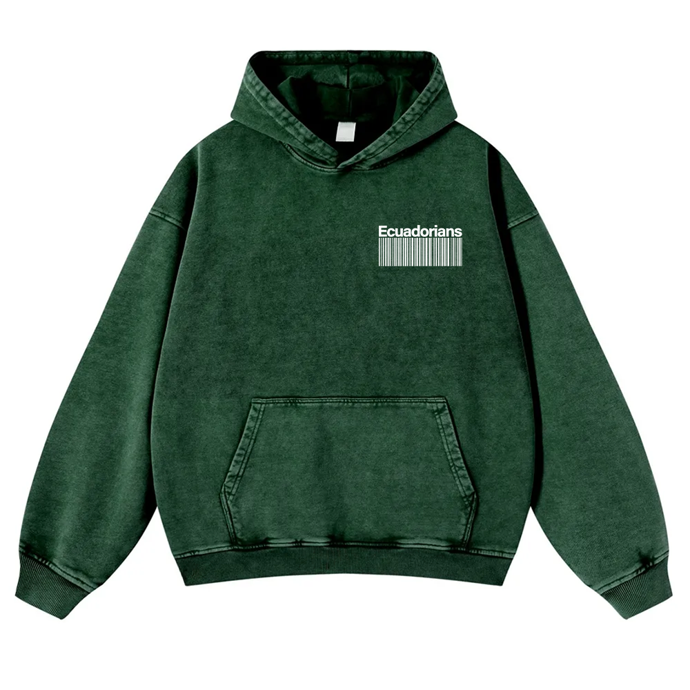 Ecuadorians Unisex Fit  Washed Hoodie wearishow