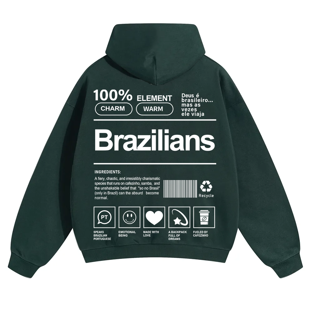 Brazilians Unisex Fit Color Hoodie wearishow