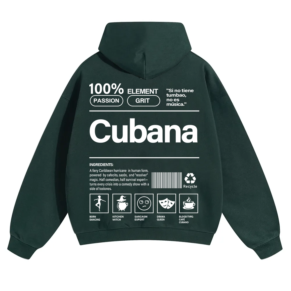 Cubana Unisex Fit Color Hoodie wearishow