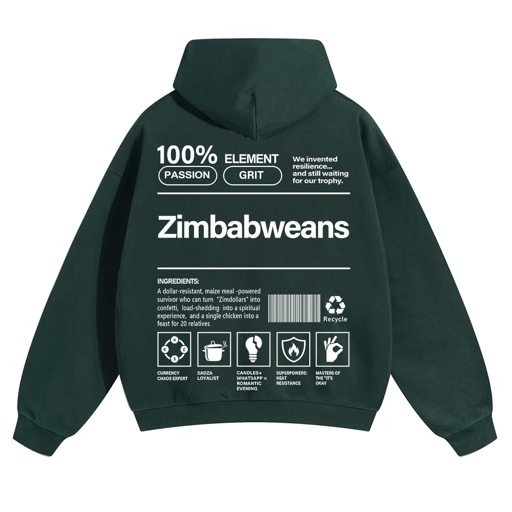 Zimbabweans Unisex Fit Color Hoodie wearishow