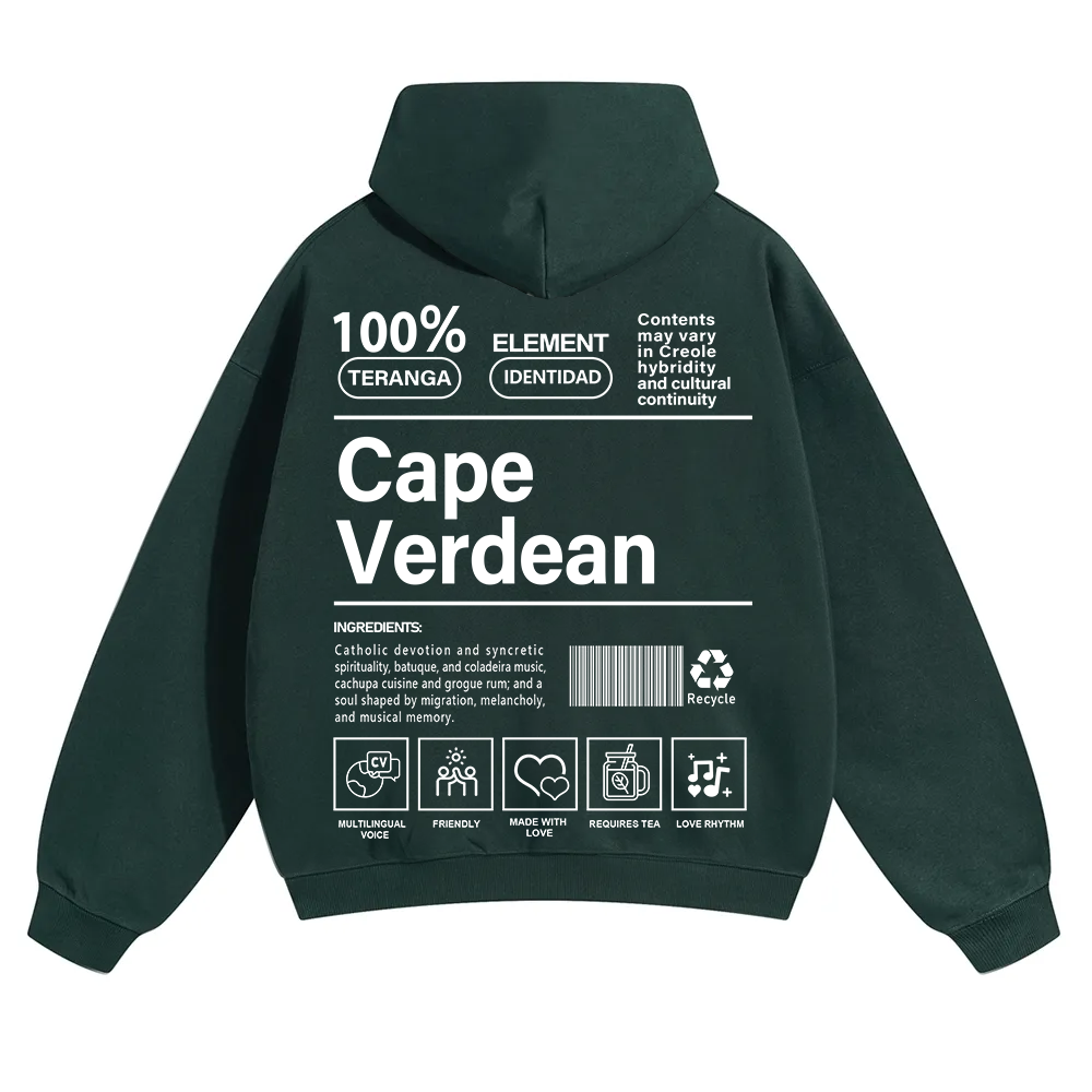 Cape Verdean Unisex Fit Color Hoodie wearishow
