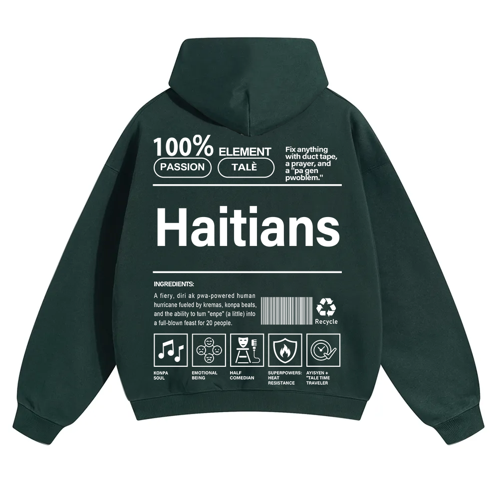 Haitians Unisex Fit Color Hoodie wearishow