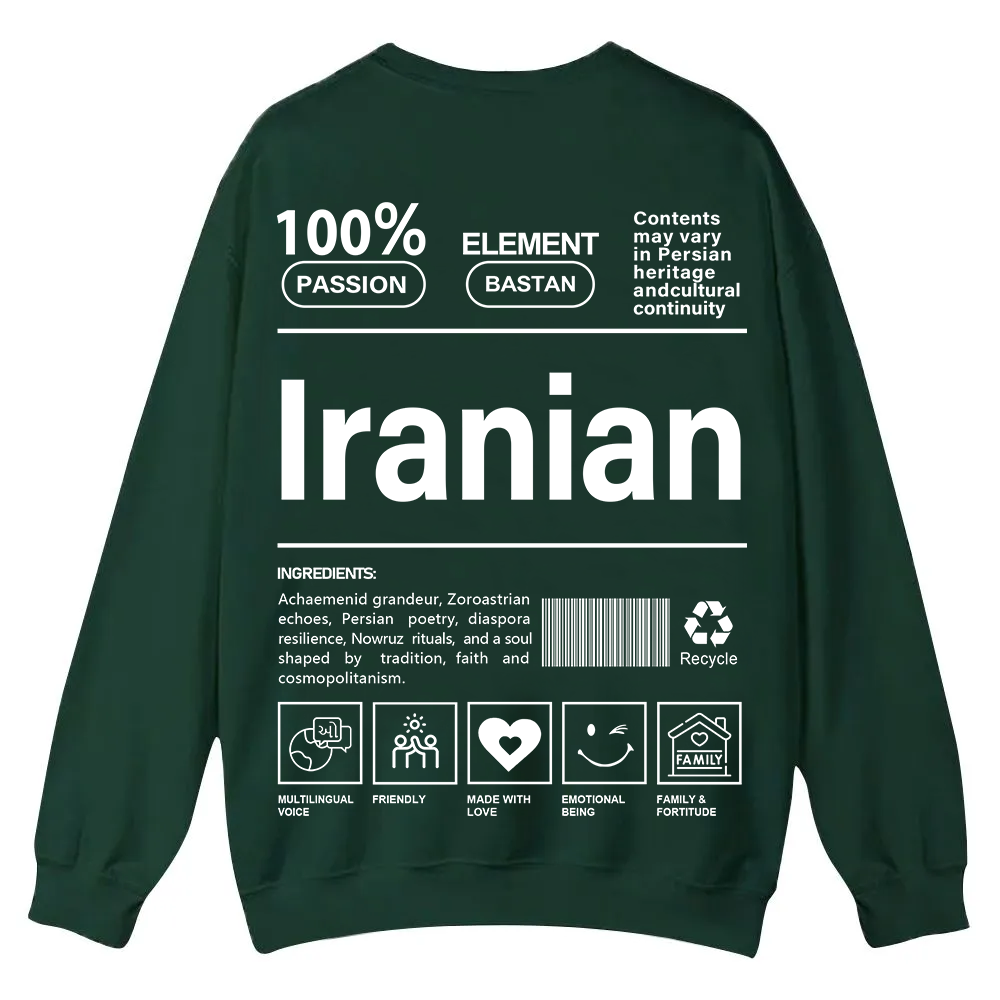 Iranian Unisex Fit  Casual Crewneck Sweatshirt wearishow