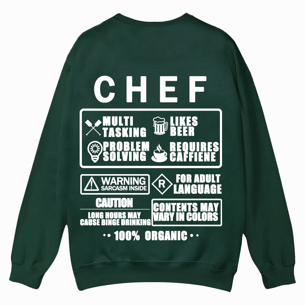  Chef Casual Crewneck Sweatshirt