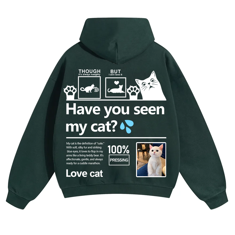 Cat Trick Customized Unisex Solid Color Hoodie wearishow