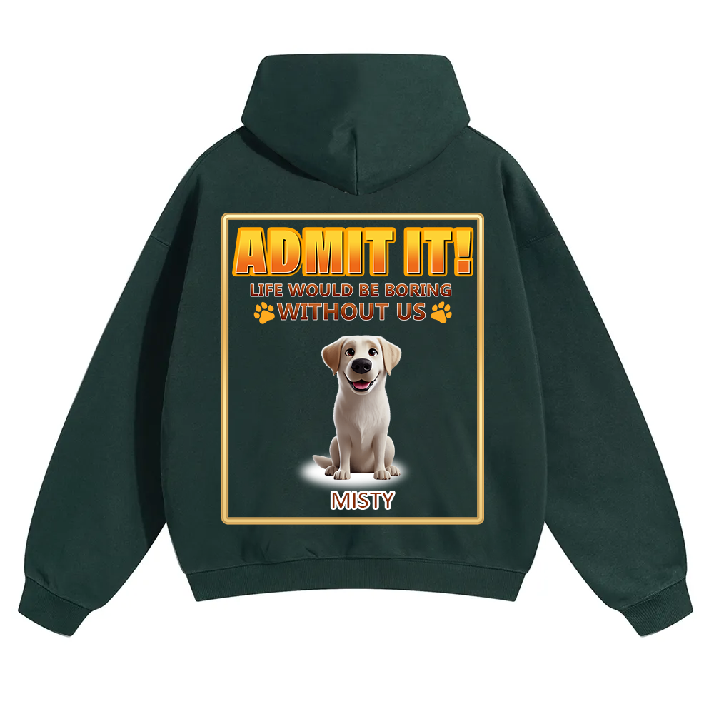 Life Would Be Boring Without Me - Personalized Custom Unisex Soild Color Hoodies wearishow