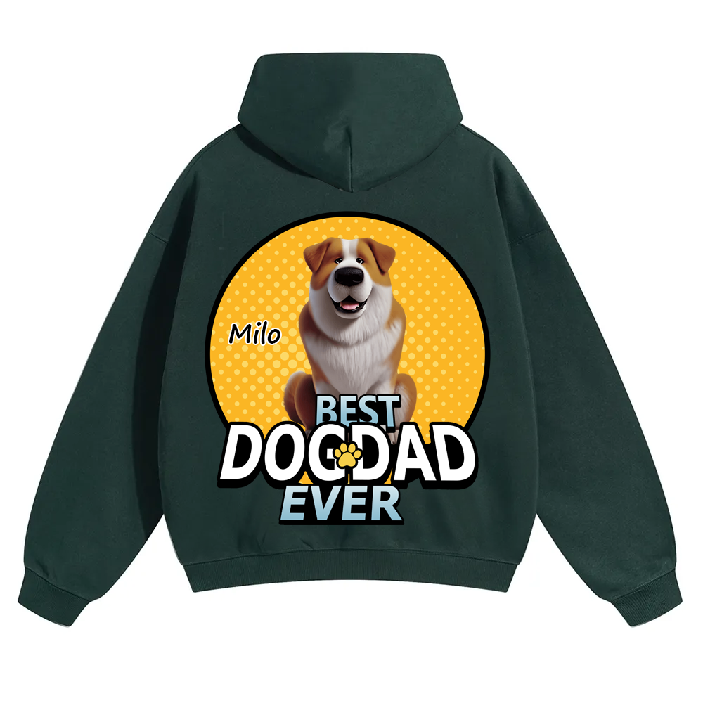 Best Dog Mom For Furry Kid - Personalized Custom Unisex Soild Color Hoodies wearishow