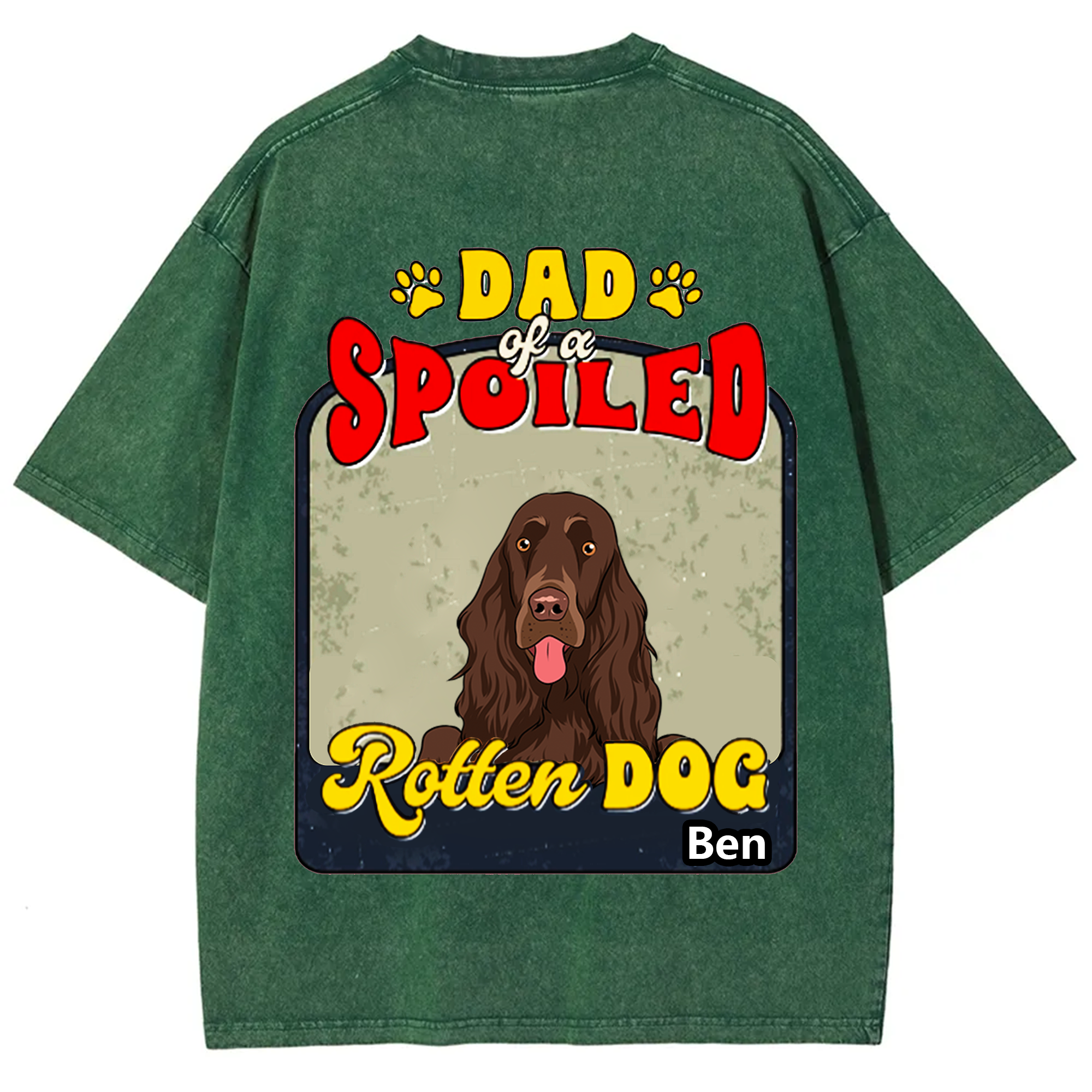 Spoiled Rotten Dog Named - Personalized Custom Unisex T-shirt