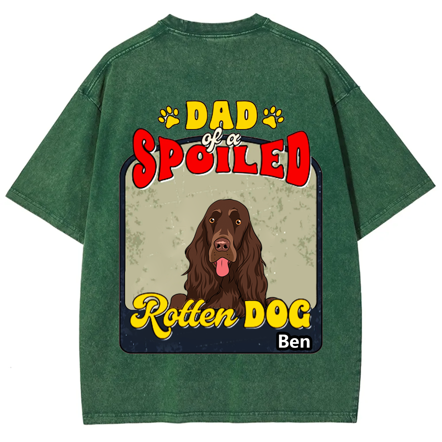 Spoiled Rotten Dog Named - Personalized Custom Unisex T-shirt