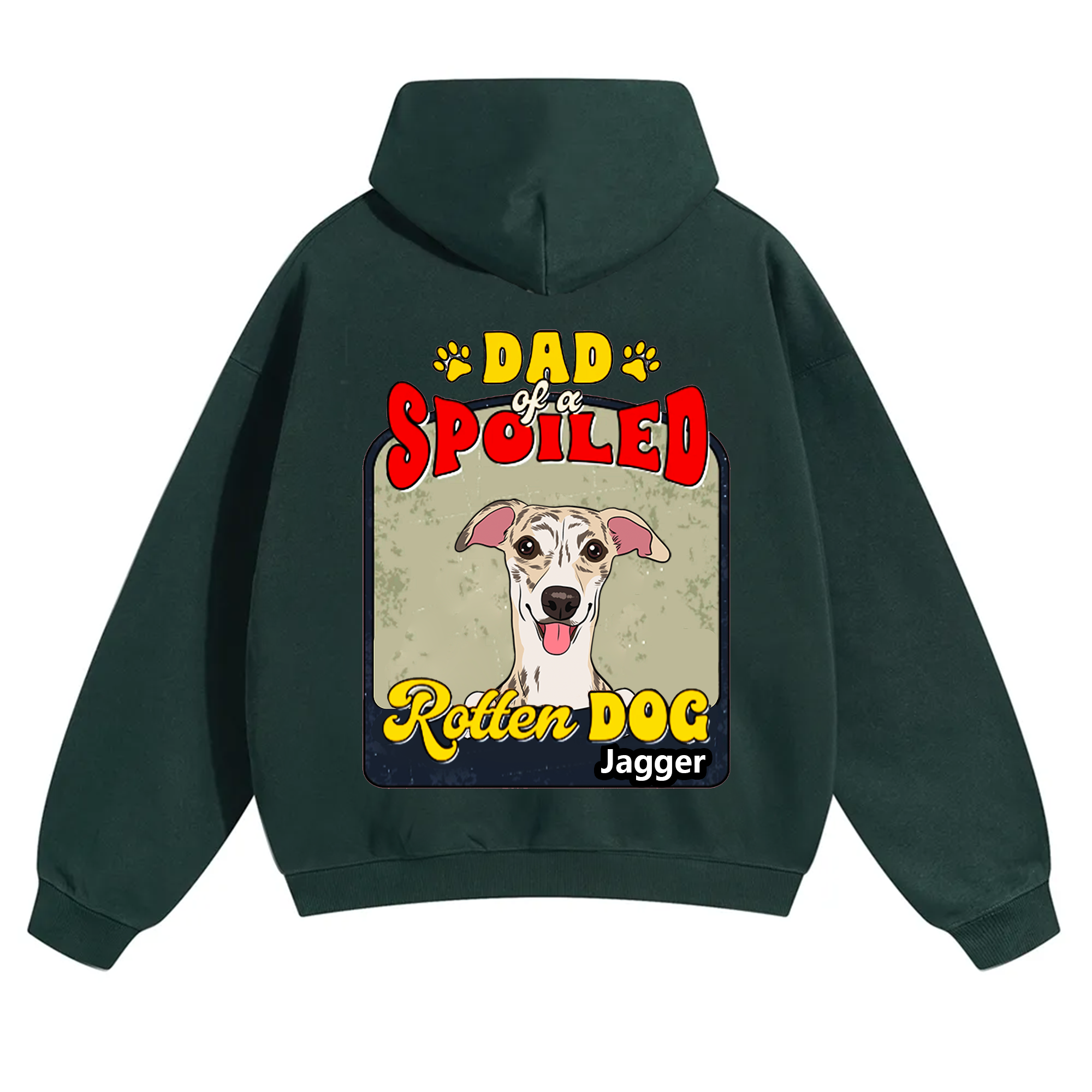 Spoiled Rotten Dog Named - Personalized Custom Unisex Hoodie