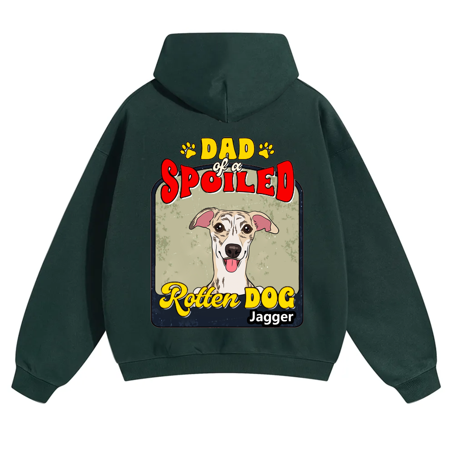 Spoiled Rotten Dog Named - Personalized Custom Unisex Hoodie