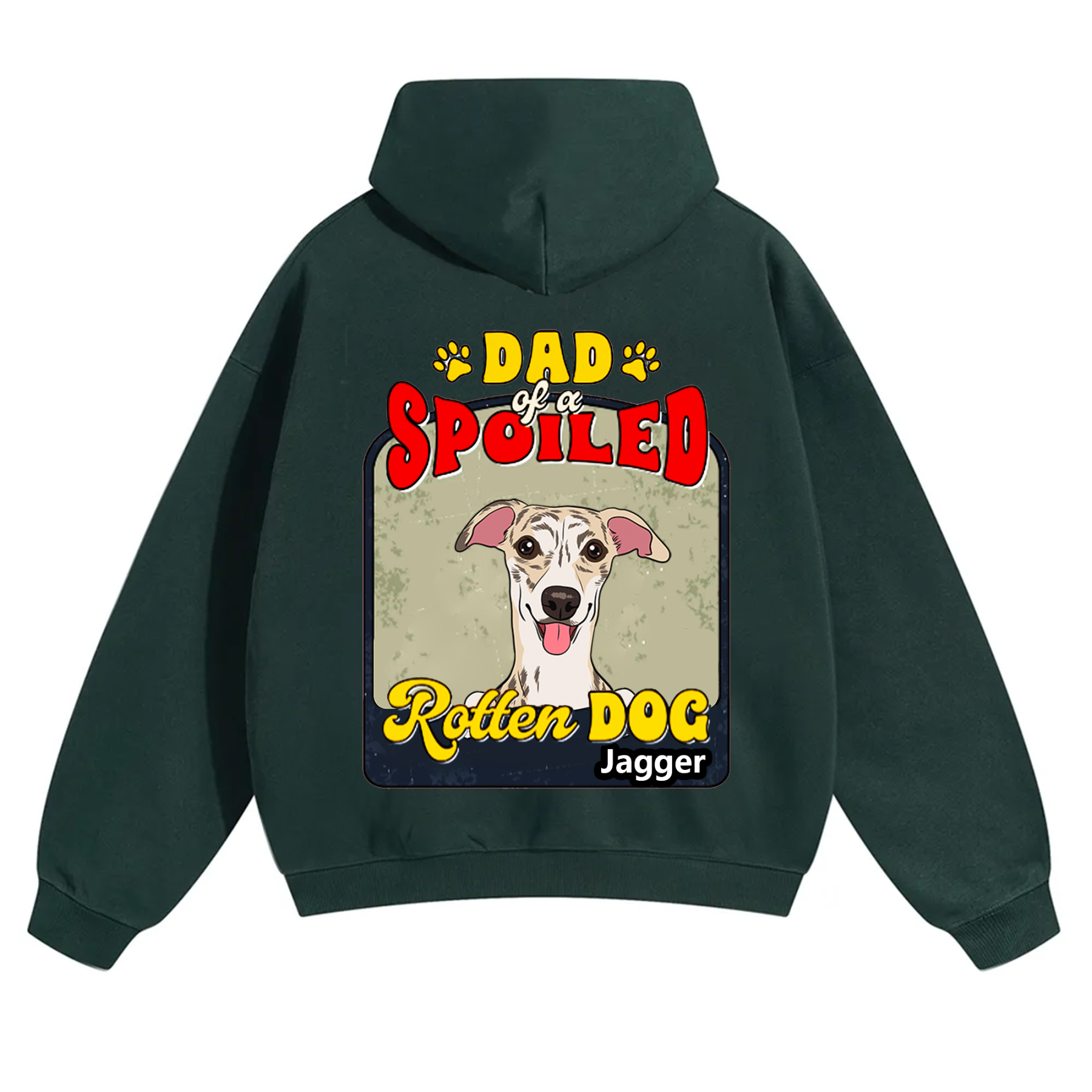 Spoiled Rotten Dog Named - Personalized Custom Unisex Hoodie