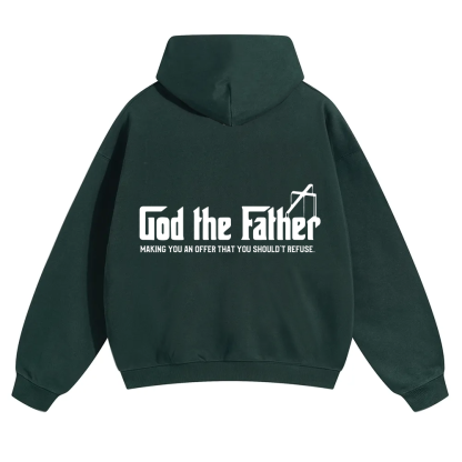 God The Father Christian Unisex Solid Color Hoodie wearishow