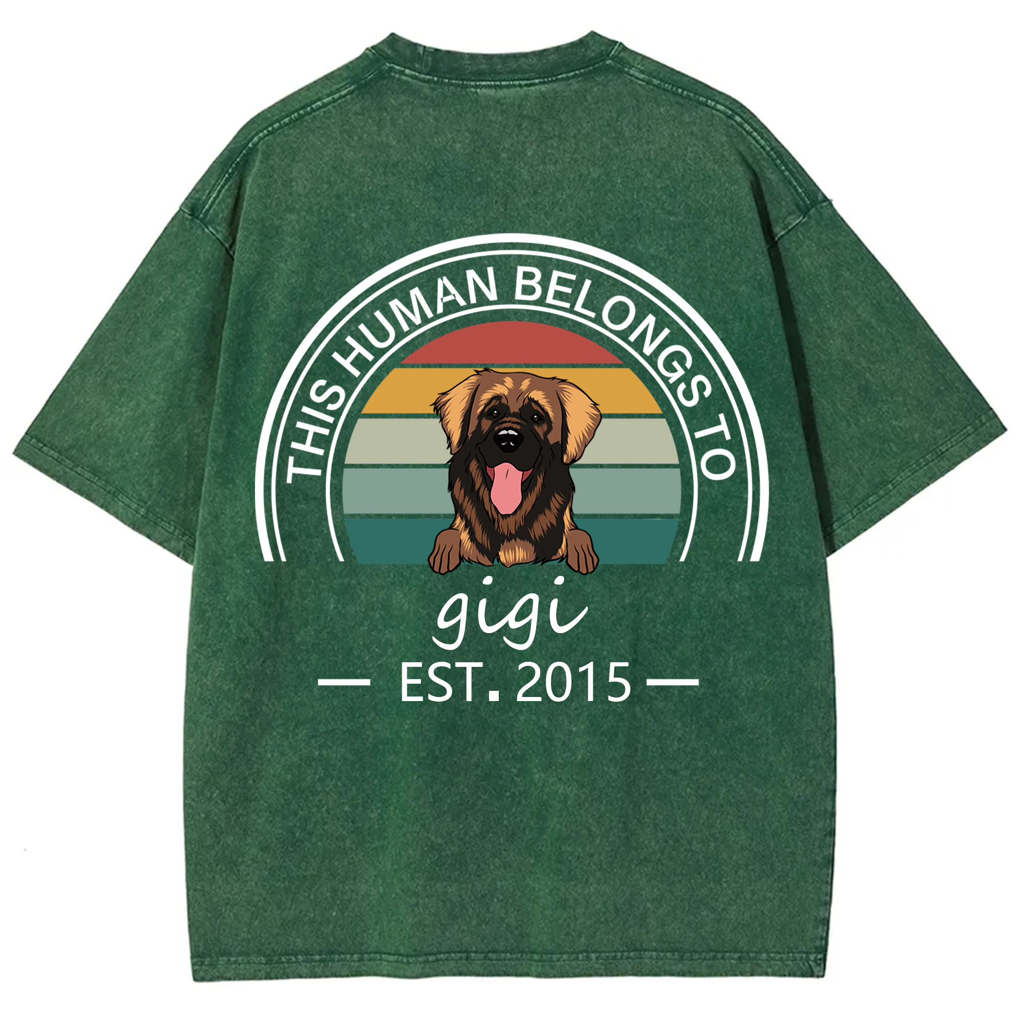 This Human Belongs To - Personalized Custom Unisex T-shirt