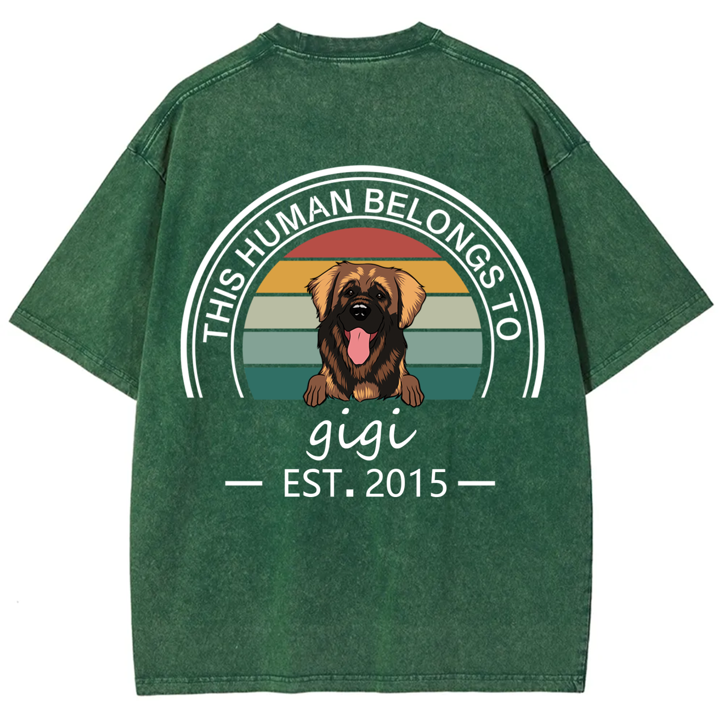 This Human Belongs To - Personalized Custom Unisex T-shirt