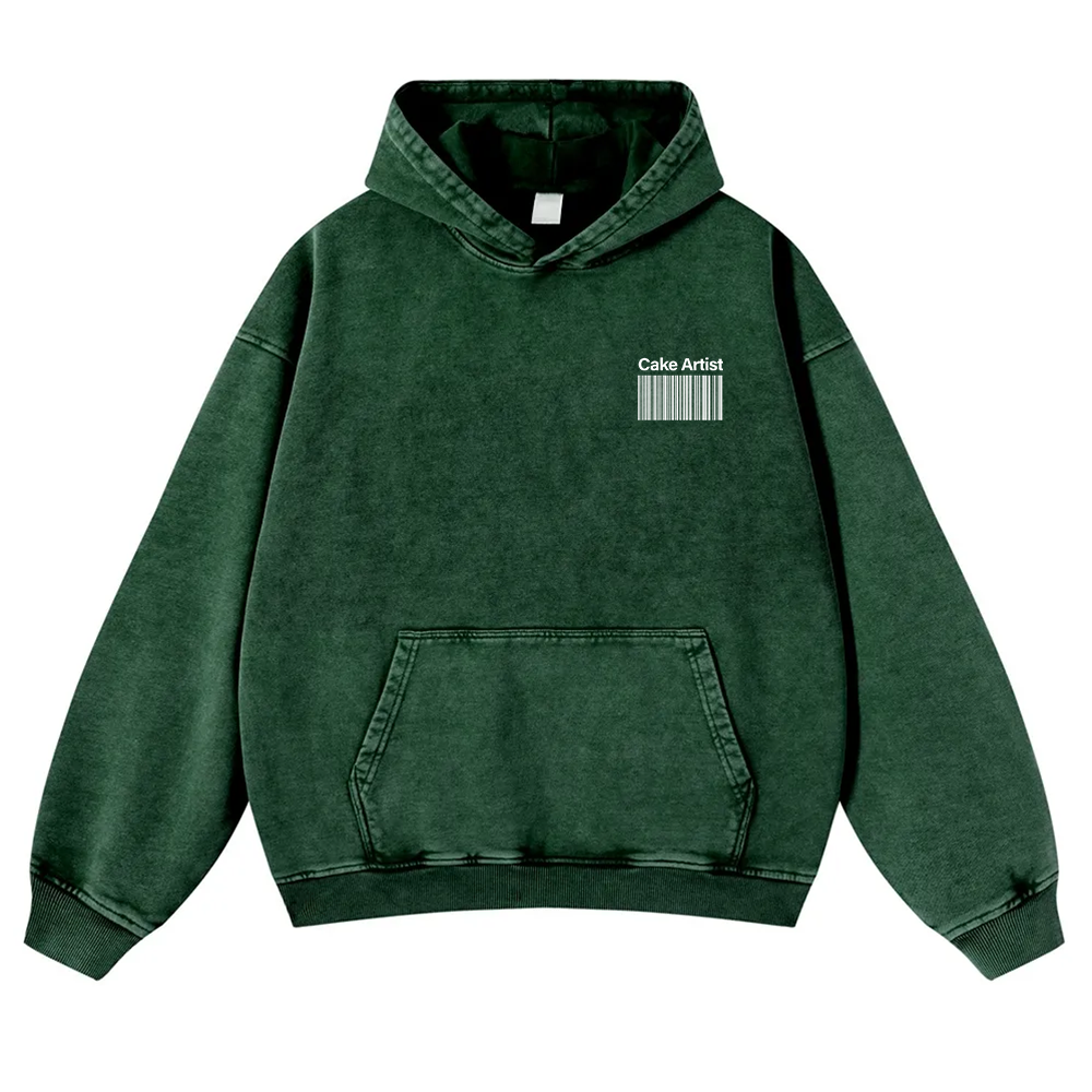 Cake Artist Washed Hoodie wearishow