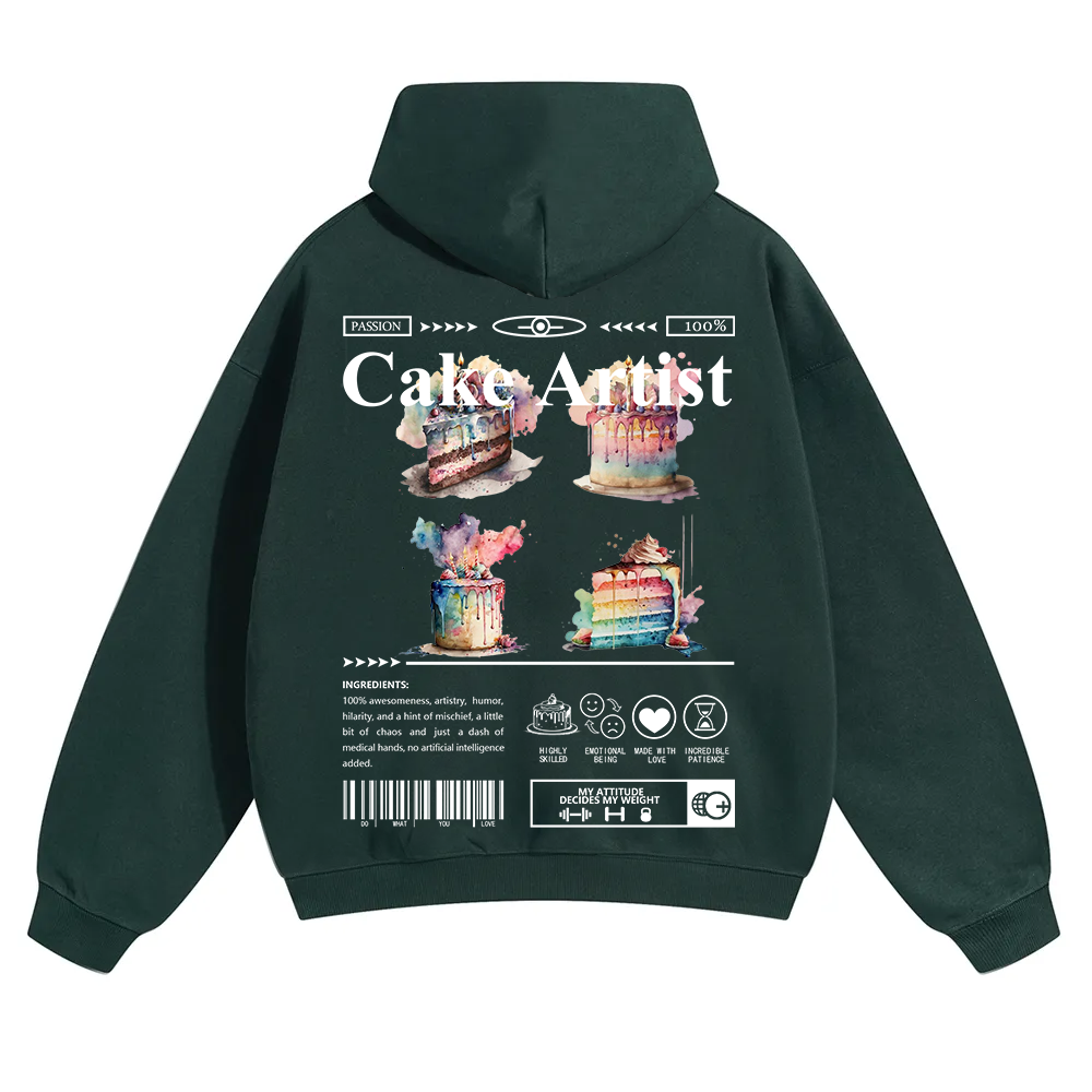 Cake Artist  Unisex Solid Color Hoodie wearishow