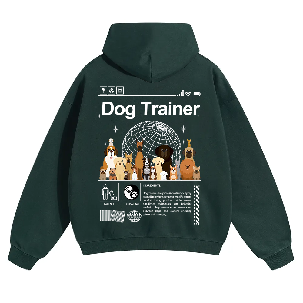 Dog Trainer Unisex Solid Color Hoodie wearishow