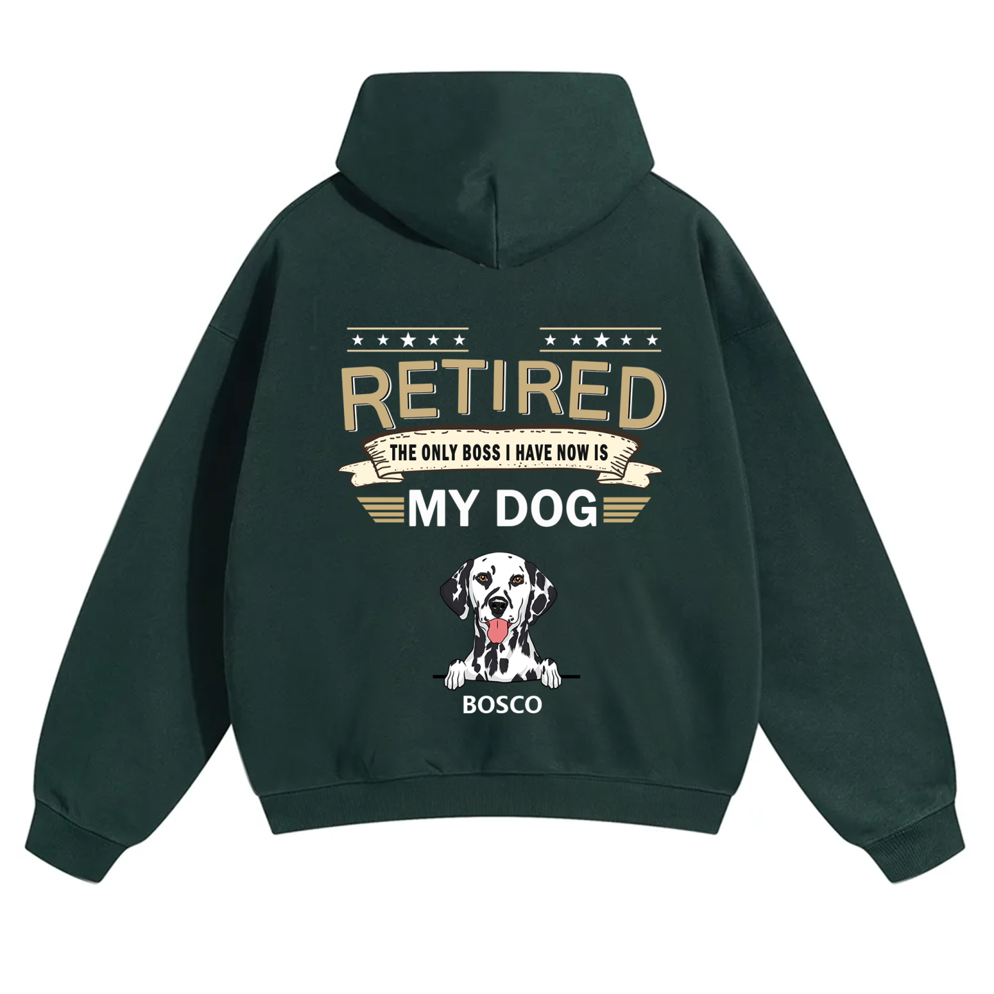 The Only Boss I Have - Personalized Custom Unisex Hoodie