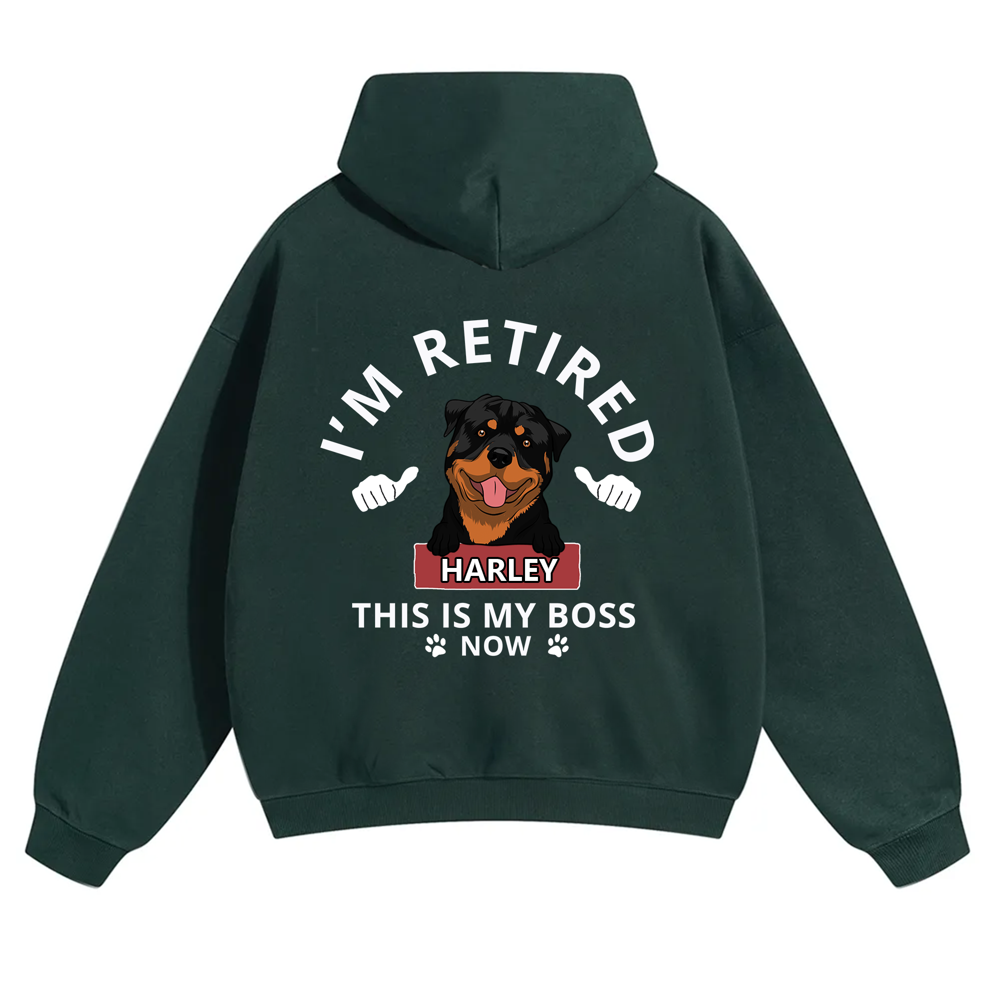 This Is My Boss - Personalized Custom Unisex Hoodie