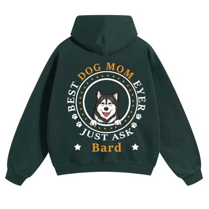 Best Dog Dad/Dog Mum Circle - Personalized Custom Unisex Hoodie