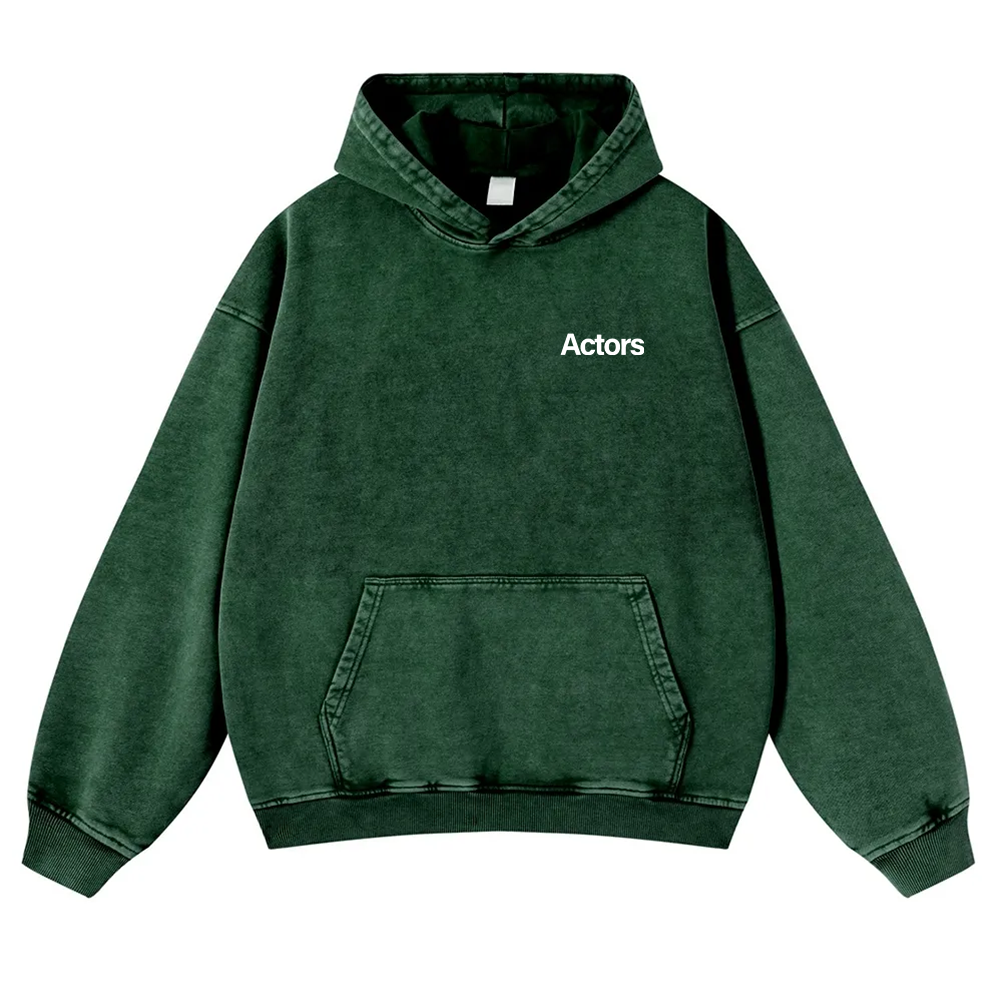Actors  Washed Hoodie wearishow