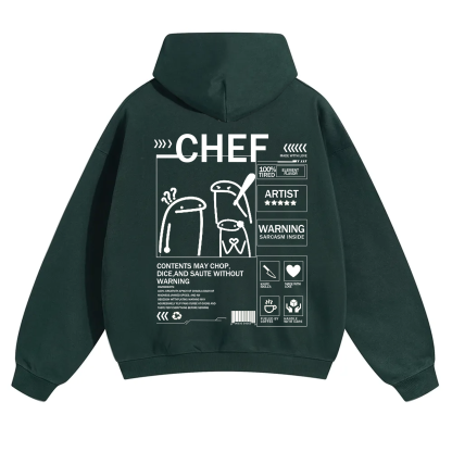 Chef Solid Color Unisex Hoodie