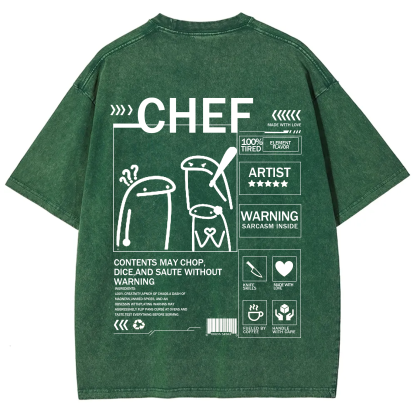 Chef Solid Color Unisex T-shirt