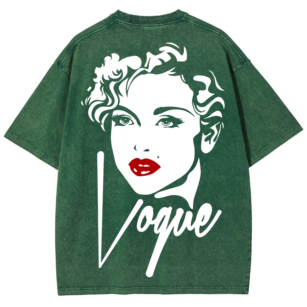  Vintage Washed Madonna Vogue Cover  T-Shirt