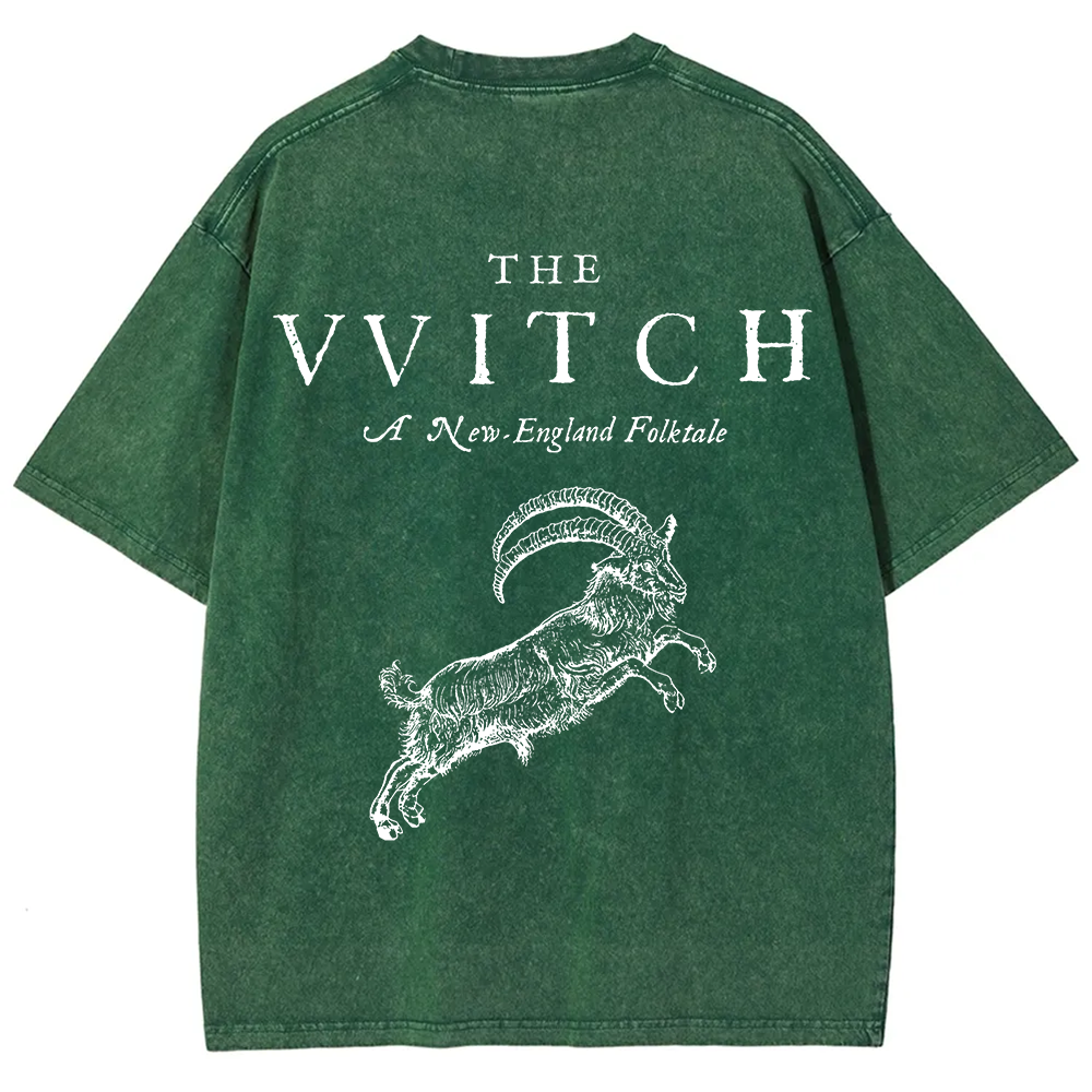 Unisex Vintage Washed The Witch  T-shirt